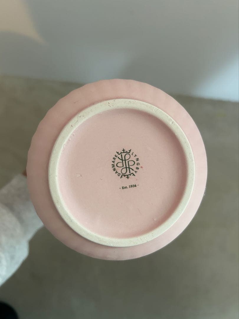 LYNGBY VASE PORCELAIN 花瓶 フラワーベース 北欧 美品