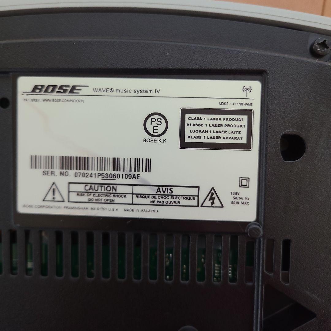 BOSE WAVE MUSIC SYSTEM IV ／ラジオ／CDプレイヤー