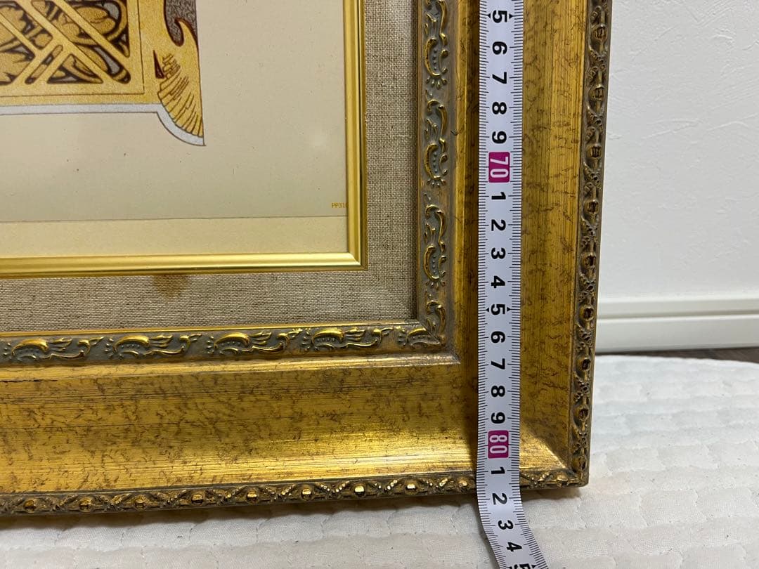 【82×107】アルフォンス・ミュシャ アール・ヌーヴォー 『四季』の装飾パネル