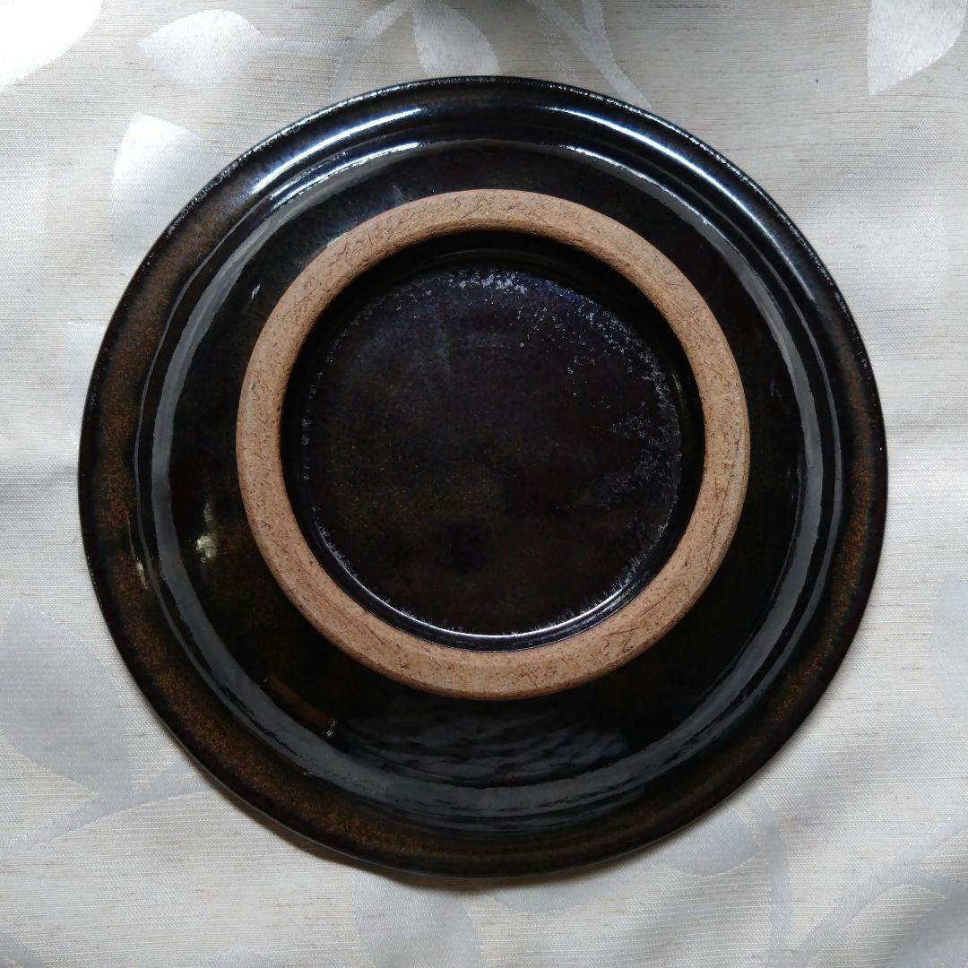 最終お値下げ　未使用　山城窯　山城尚子　7寸　ゴーヤ柄　やちむん　皿　鉢