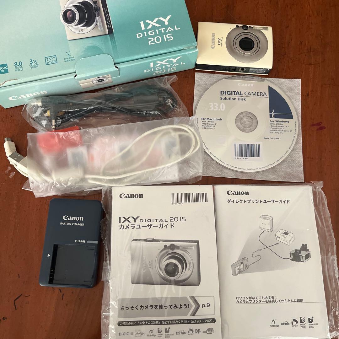 ixy 20is canon 箱あり　デジカメ　ホワイト