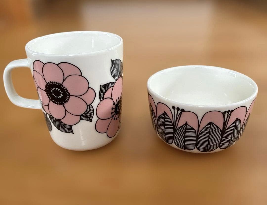 ◉マリメッコ◉Kestitマグカップ＆ボウル＆プレート３枚セット◉