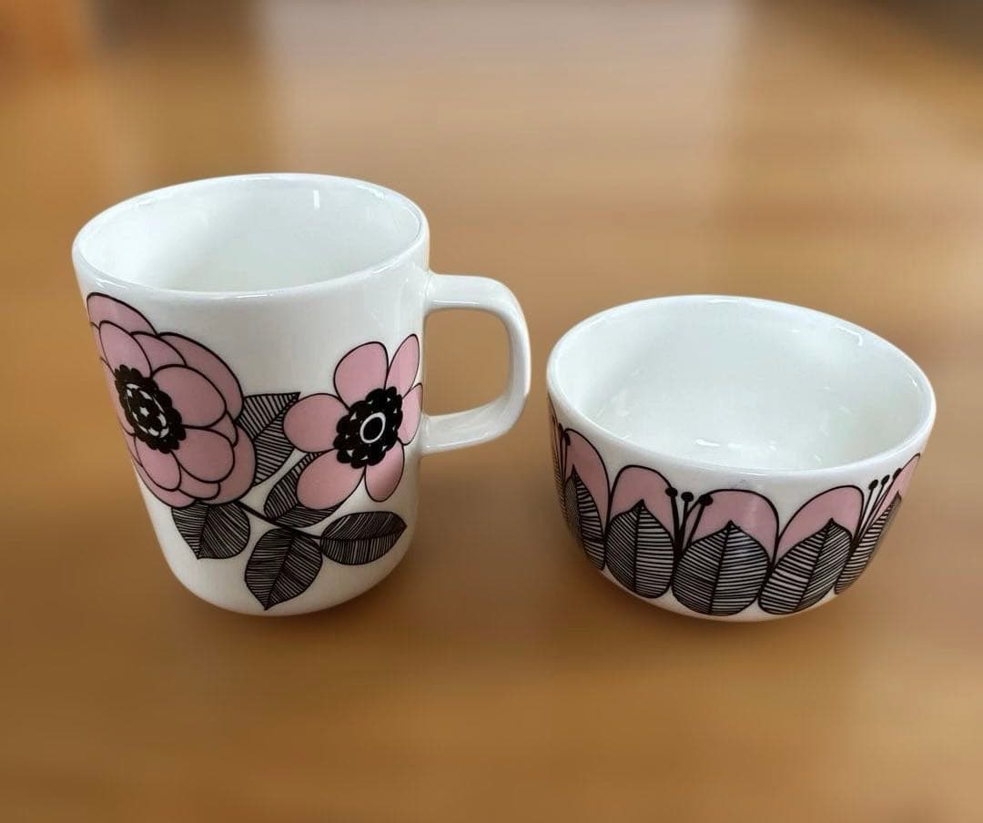 ◉マリメッコ◉Kestitマグカップ＆ボウル＆プレート３枚セット◉