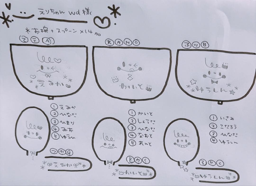 ▼ えりちゃんwd様オーダー専用ページ△