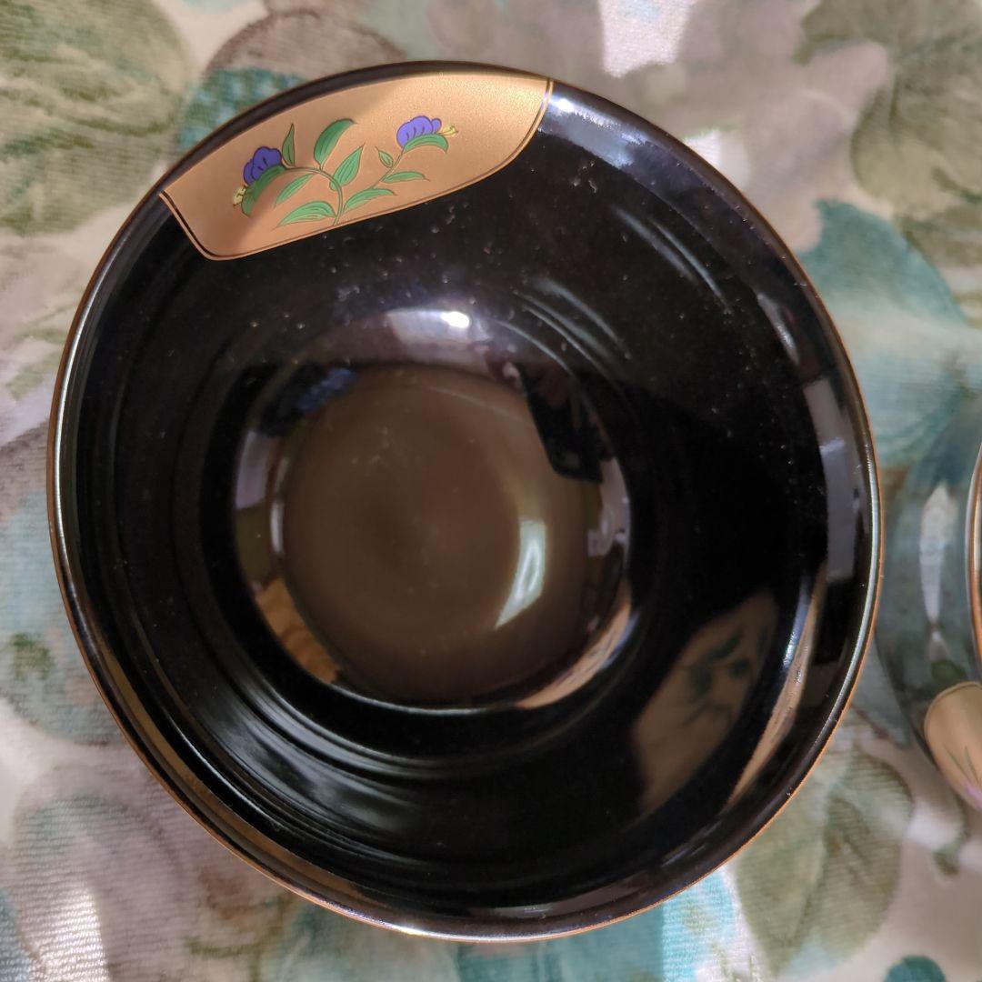 有田、焼汁椀 多用丼揃い天目金彩5客セット 多用丼揃い天目金彩5客セット