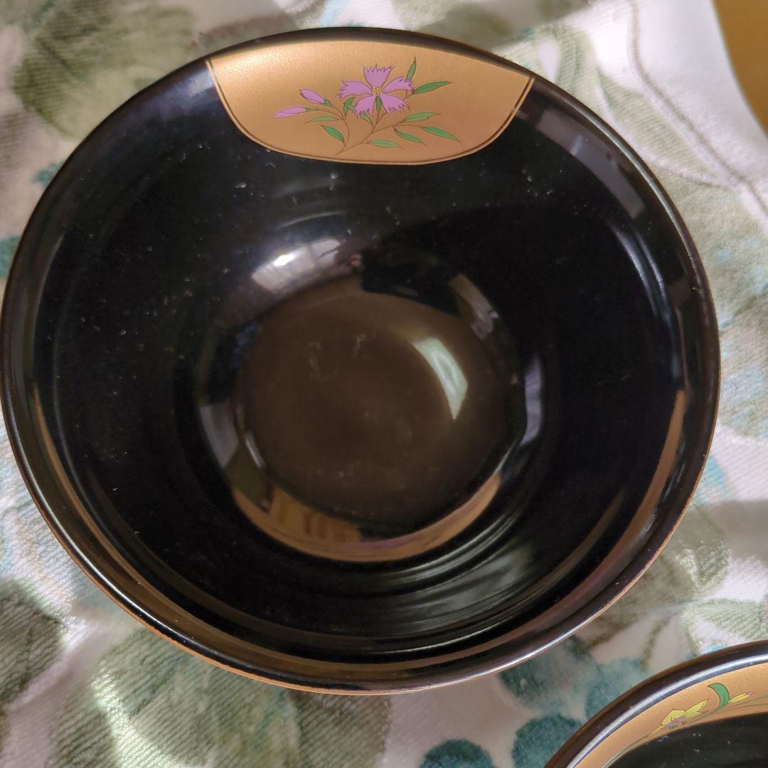 有田、焼汁椀 多用丼揃い天目金彩5客セット 多用丼揃い天目金彩5客セット