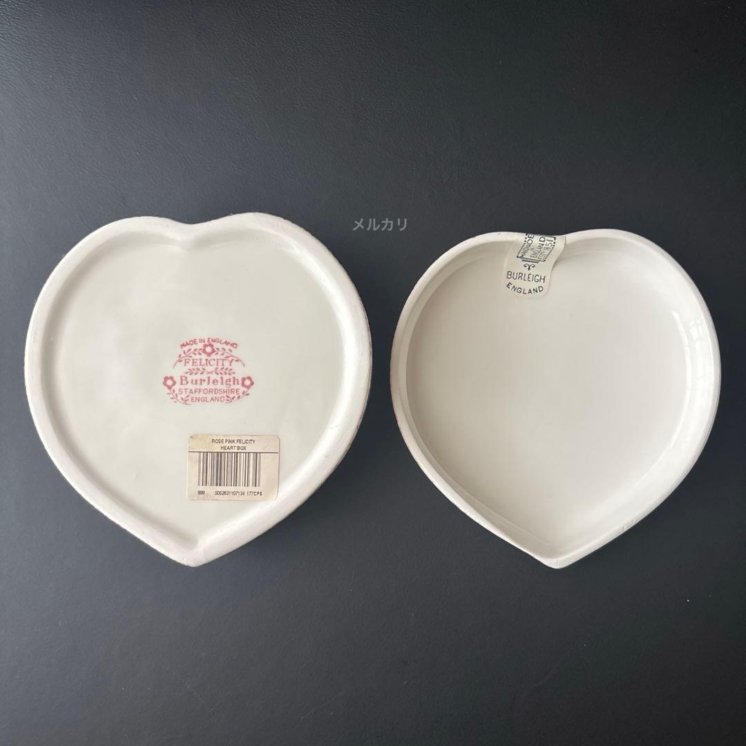 廃番　新品　一級品　バーレイ ローズピンクフェリシティ　ハートボックス