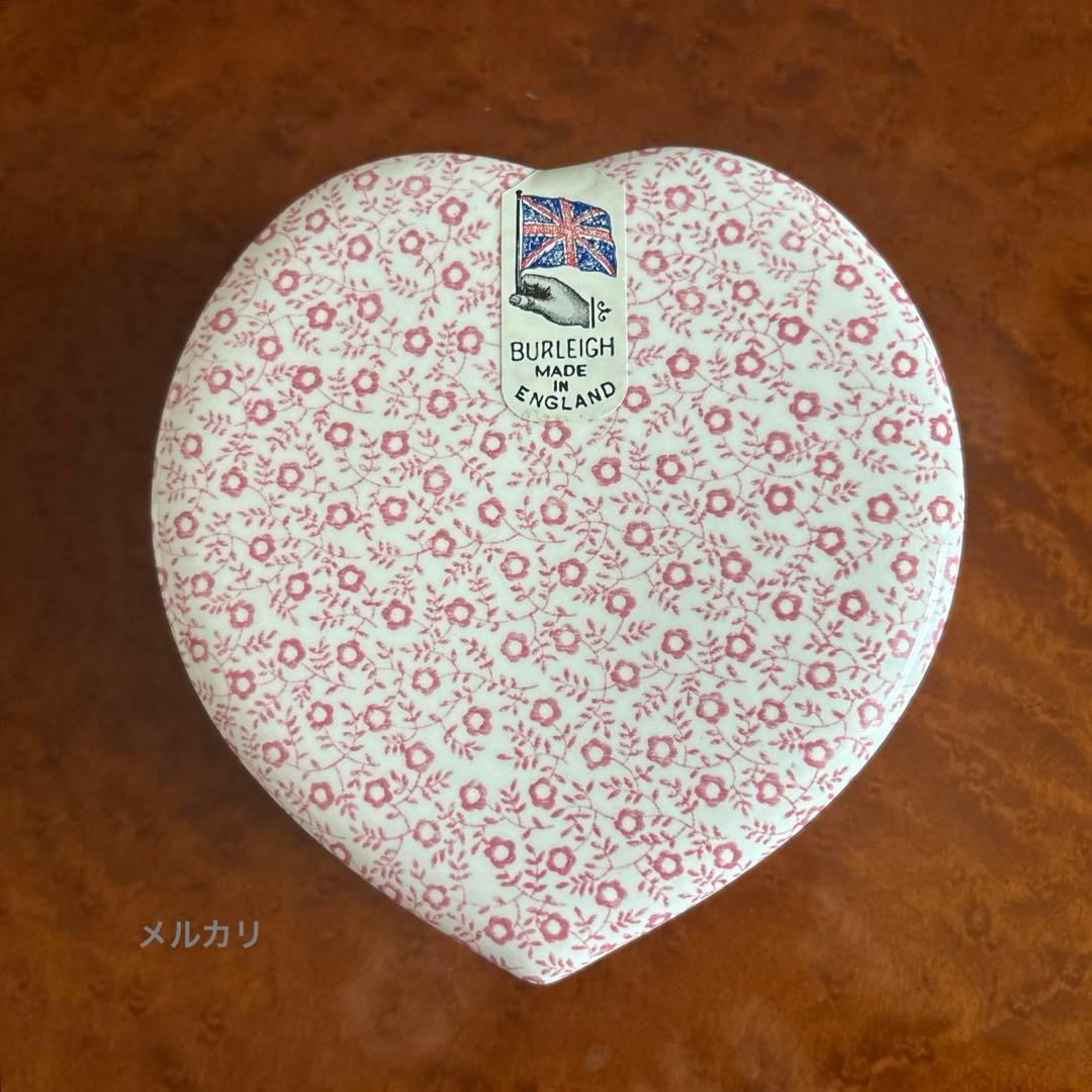 廃番　新品　一級品　バーレイ ローズピンクフェリシティ　ハートボックス