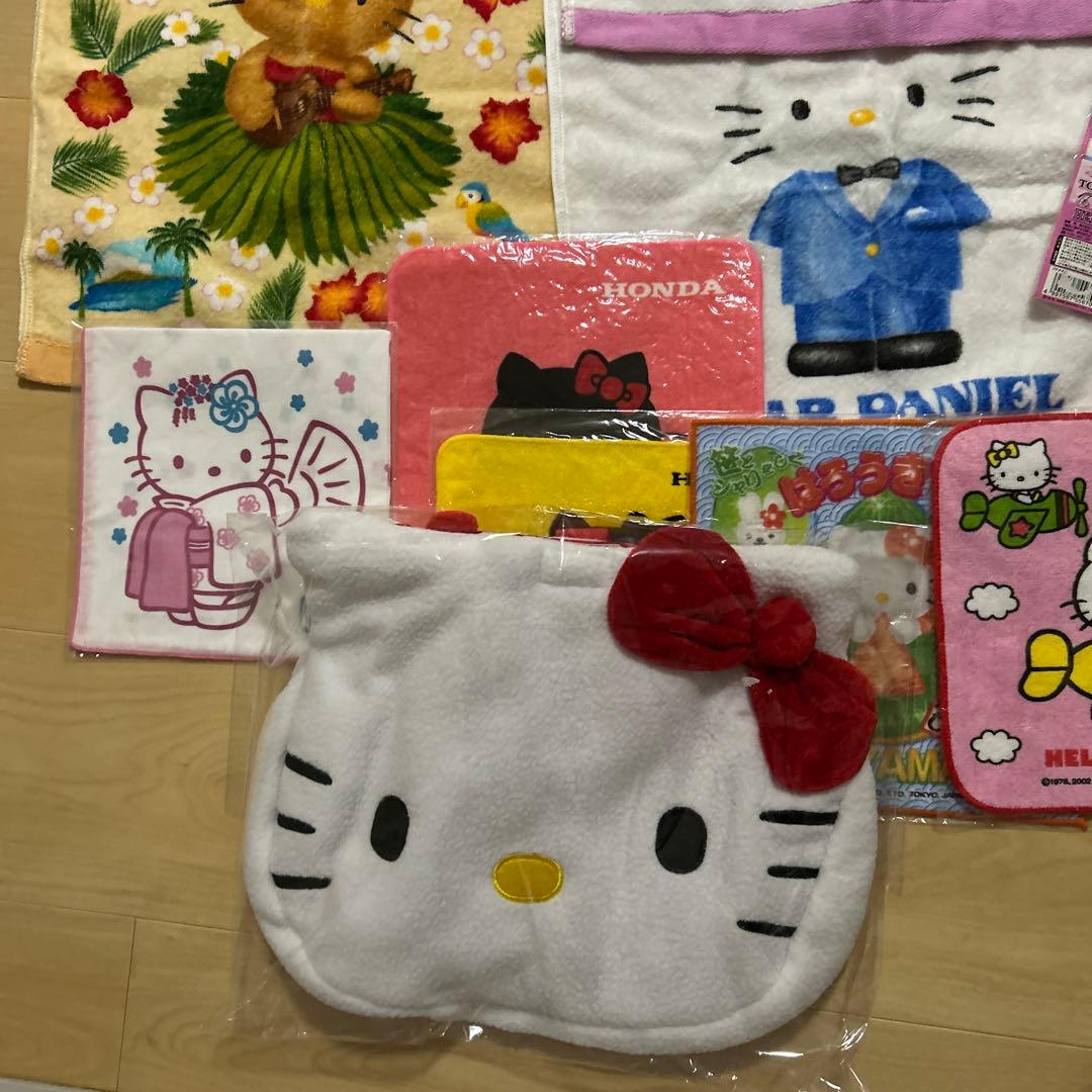 キティ　日焼け　ハワイ　ご当地　六本木　ハンカチ　ウェディング　タオル　未開封