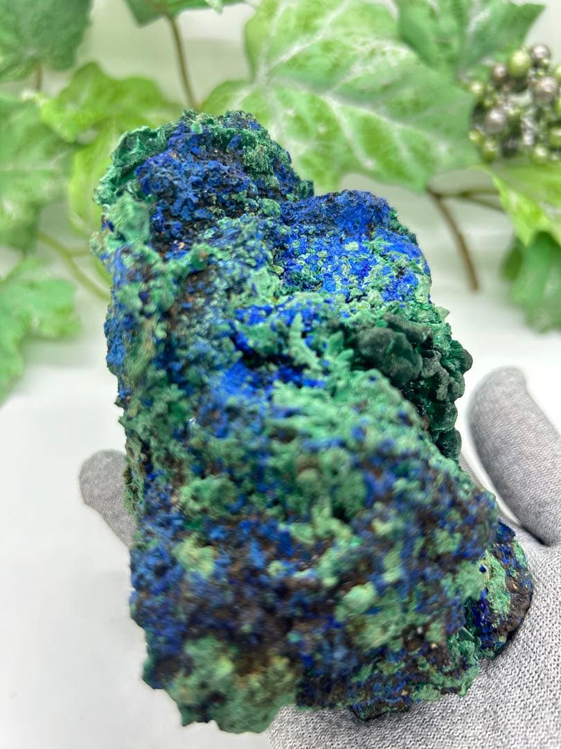 天然石　アズマラカイト原石　No.657