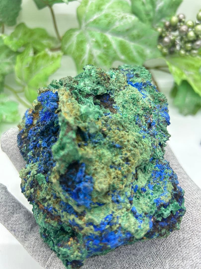 天然石　アズマラカイト原石　No.657