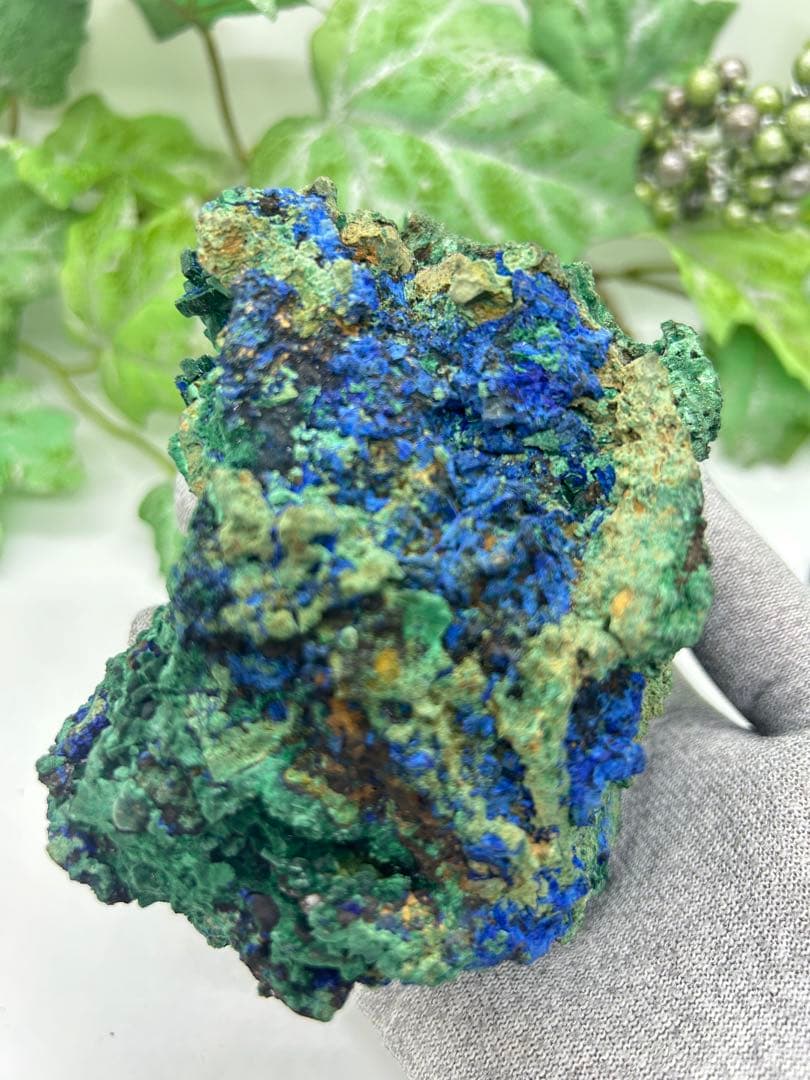 天然石　アズマラカイト原石　No.657