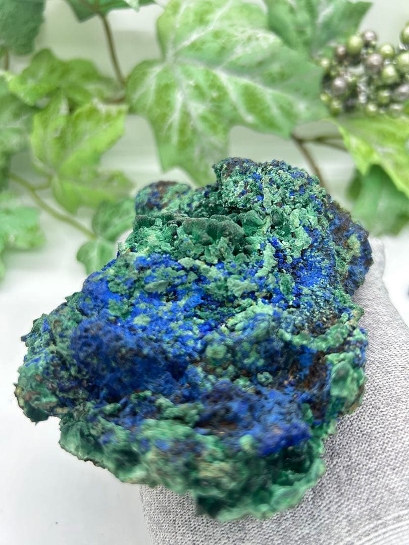 天然石　アズマラカイト原石　No.657