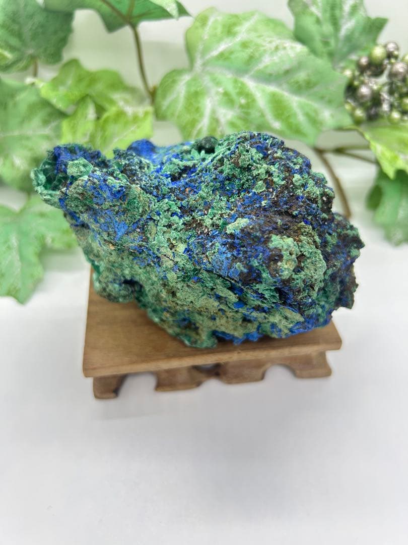 天然石　アズマラカイト原石　No.657