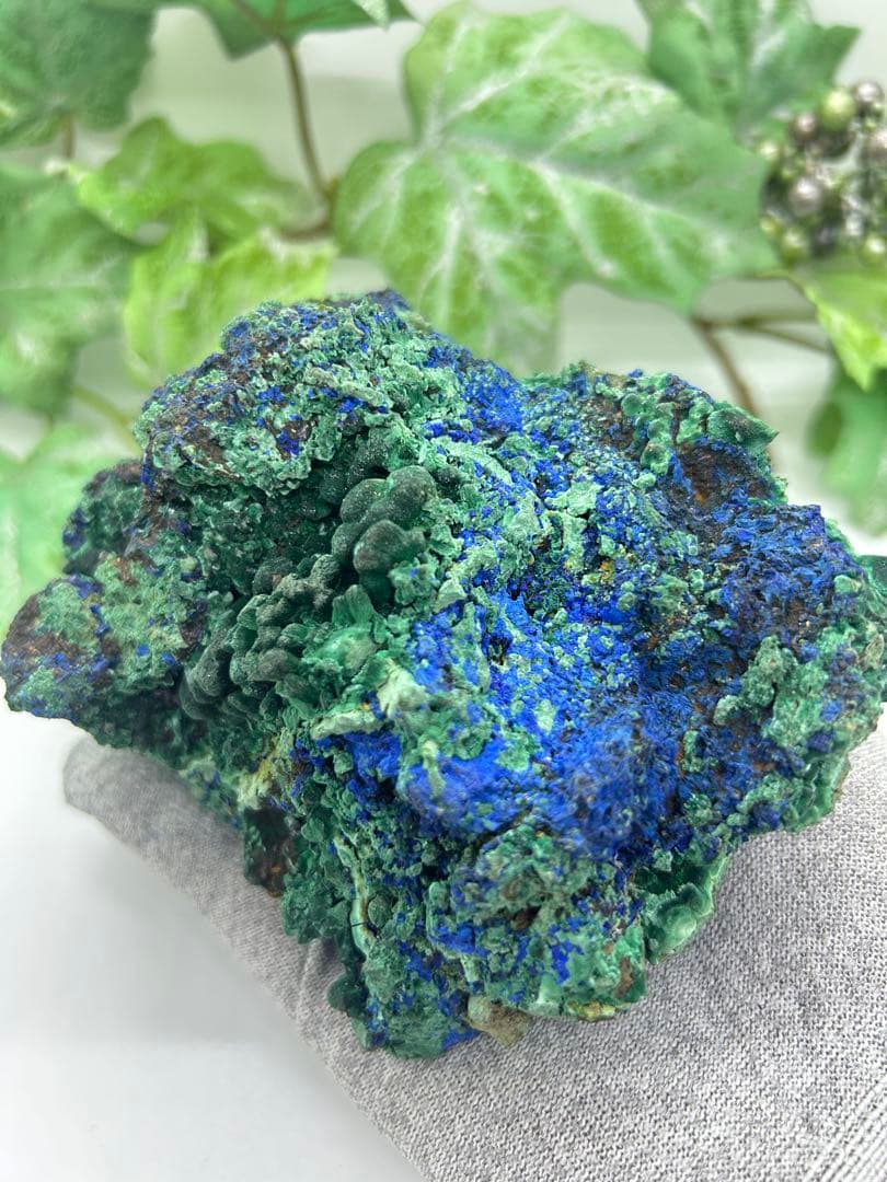 天然石　アズマラカイト原石　No.657