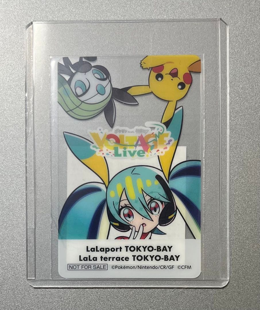 ポケモン　初音ミク　クリアカード　5枚セット