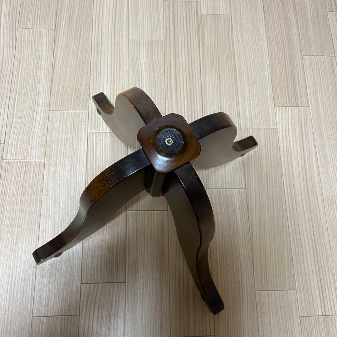 カリモク 木製 ハンガーラック 四分割 レトロ ヴィンテージ 家具