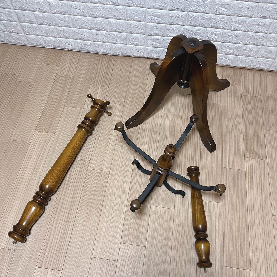 カリモク 木製 ハンガーラック 四分割 レトロ ヴィンテージ 家具