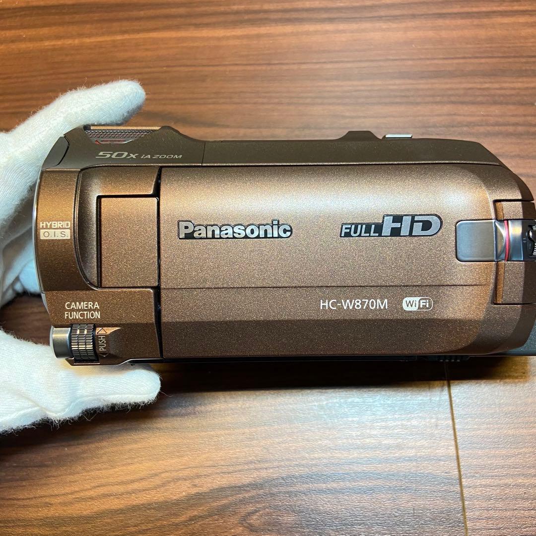 Panasonic HC-W870M ビデオカメラ ほぼ新品 3390