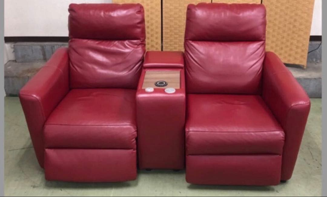 NITORI ニトリ 2人がけソファ 電動リクライニングチェア ロングソファ