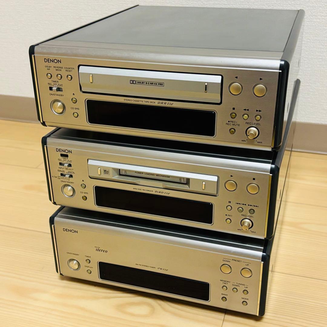 DENON デノン 7.5Lシリーズ　MD カセット　チューナー