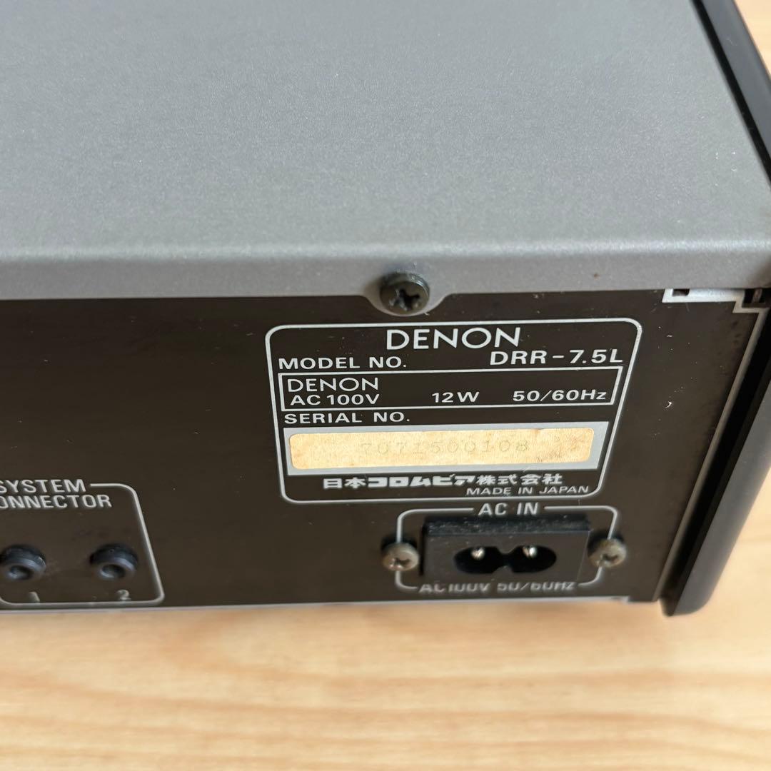 DENON デノン 7.5Lシリーズ　MD カセット　チューナー