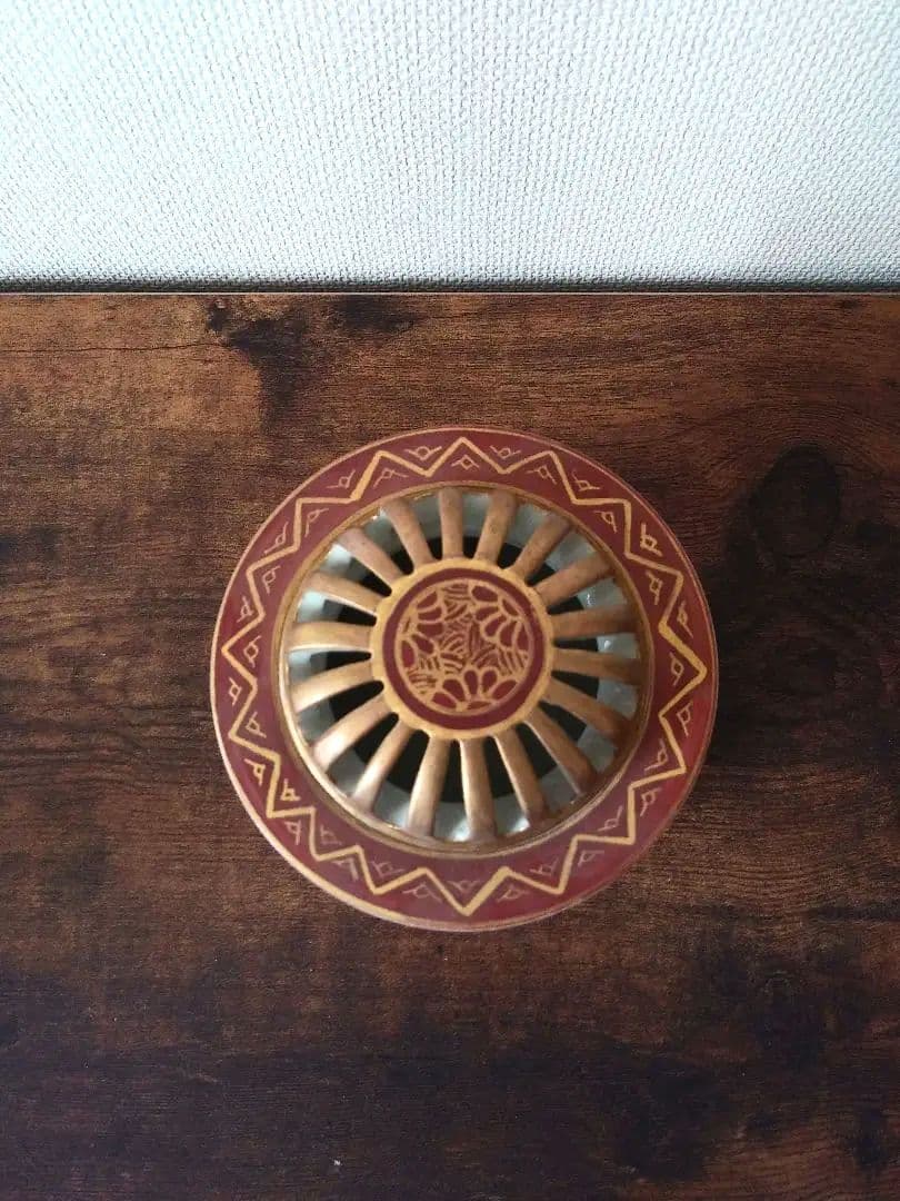 骨董品　古道具　アンティーク　九谷焼　香枦　置物　香炊き　小物入れ　古美術　雑貨