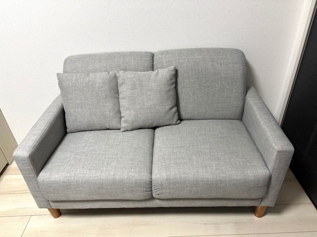 Emma エマ ソファ　グレー　(組み立て説明書付き)