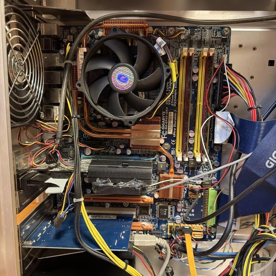 ジャンク Win10Pro自作パソコン Core2Quad 4Gb SSD256