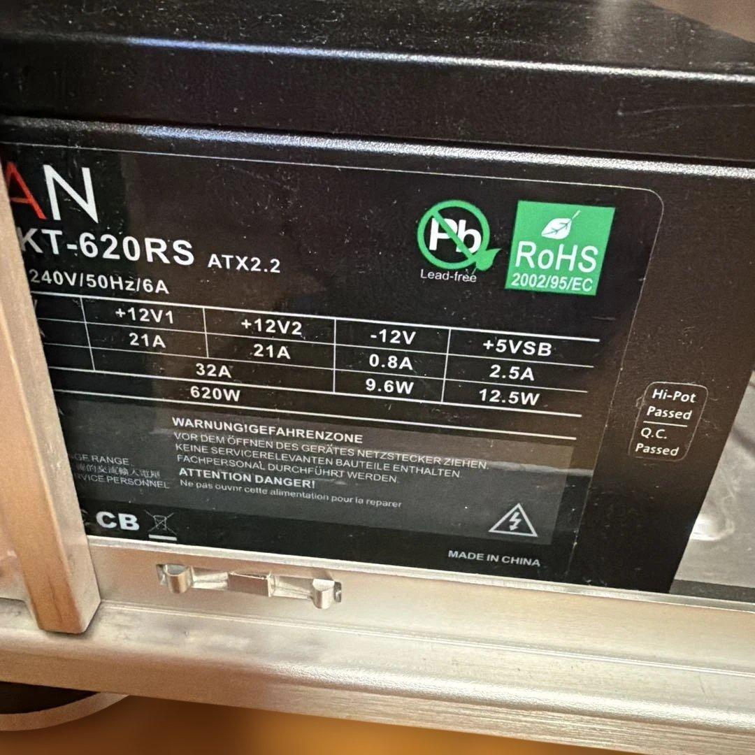 ジャンク Win10Pro自作パソコン Core2Quad 4Gb SSD256