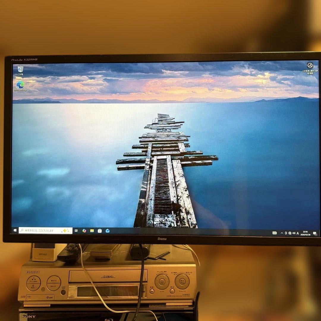 ジャンク Win10Pro自作パソコン Core2Quad 4Gb SSD256