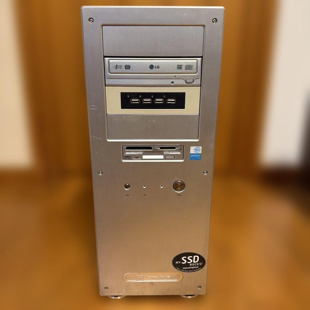 ジャンク Win10Pro自作パソコン Core2Quad 4Gb SSD256