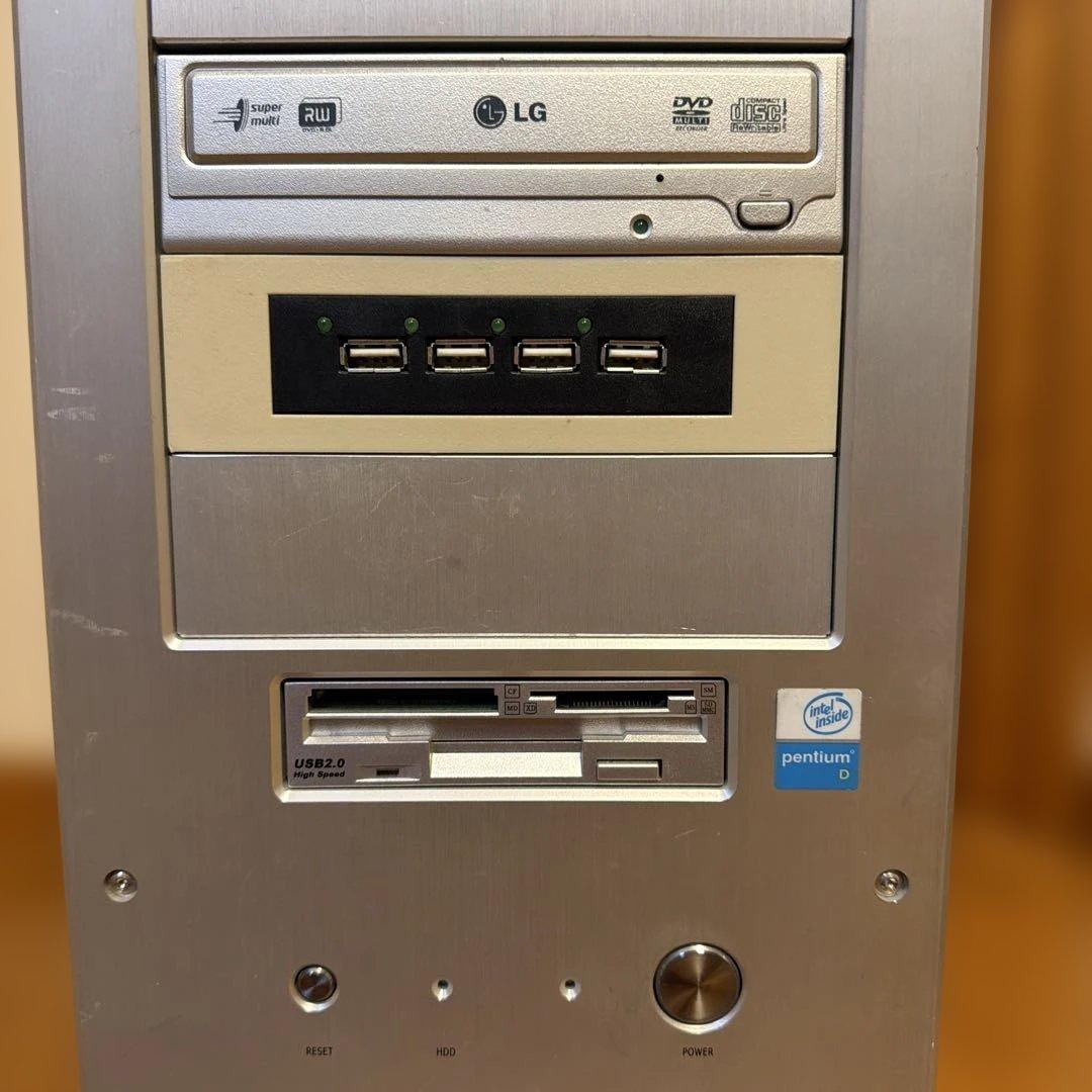 ジャンク Win10Pro自作パソコン Core2Quad 4Gb SSD256