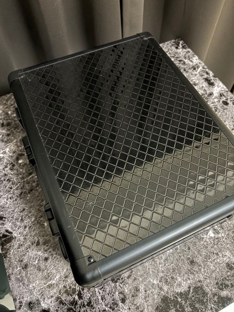 LEDライト付きメイクボックス ブラック