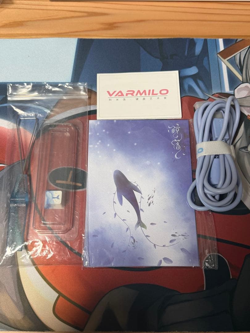 Varmilo 73 Sea Melody JIS Key board 静音赤軸