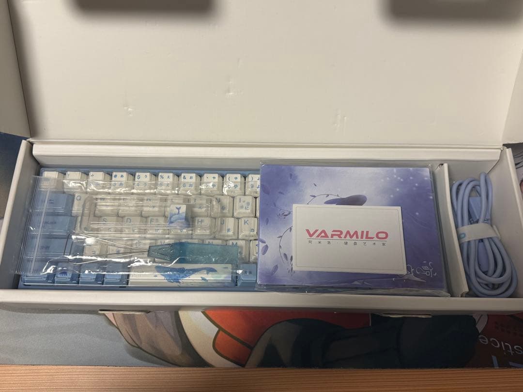 Varmilo 73 Sea Melody JIS Key board 静音赤軸