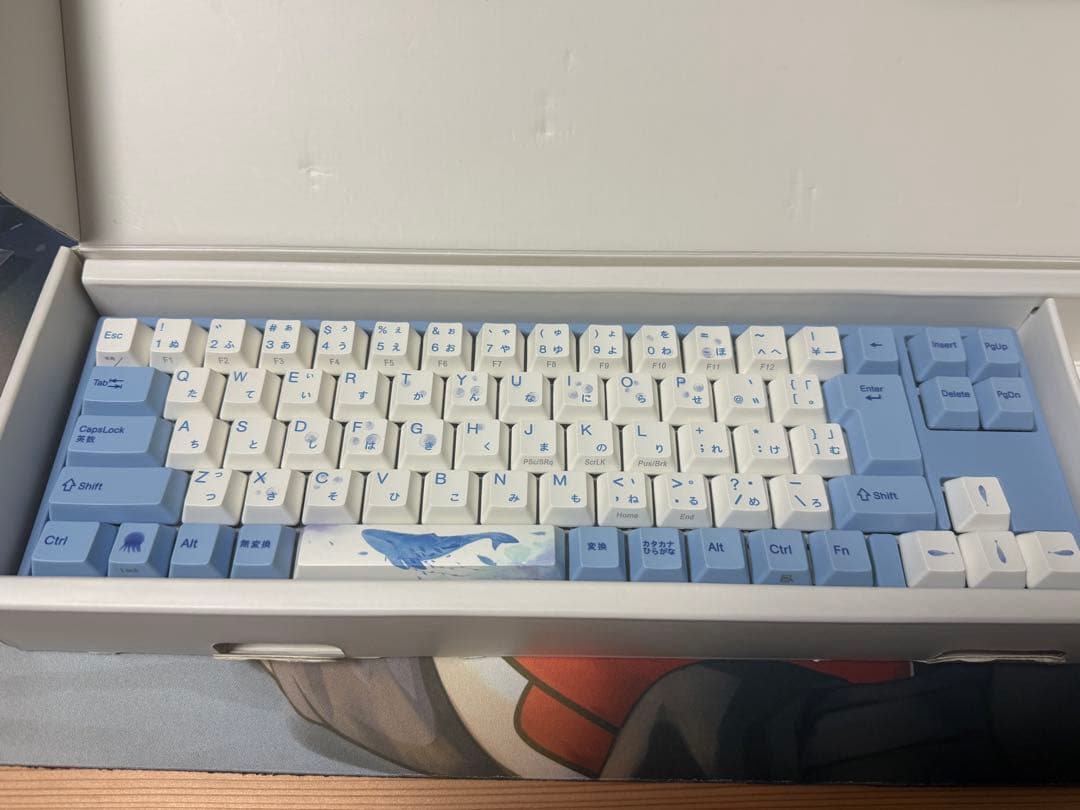 Varmilo 73 Sea Melody JIS Key board 静音赤軸