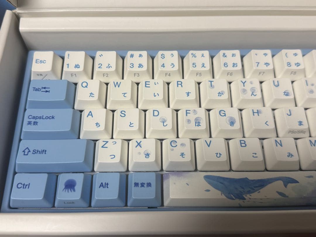 Varmilo 73 Sea Melody JIS Key board 静音赤軸