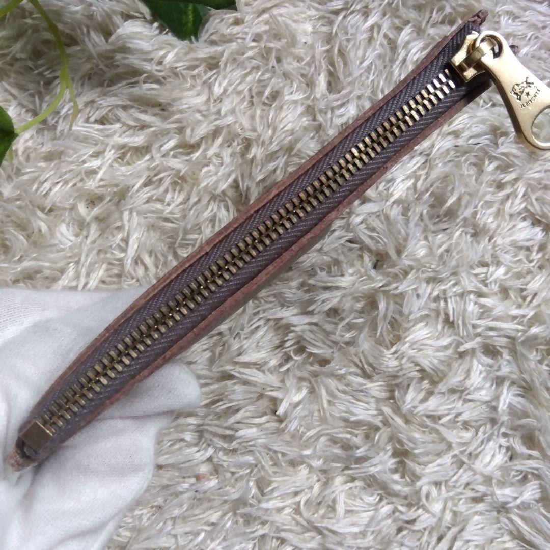 イルビゾンテ 財布　コンパクト財布　カードケース　グレージュ 　ケース