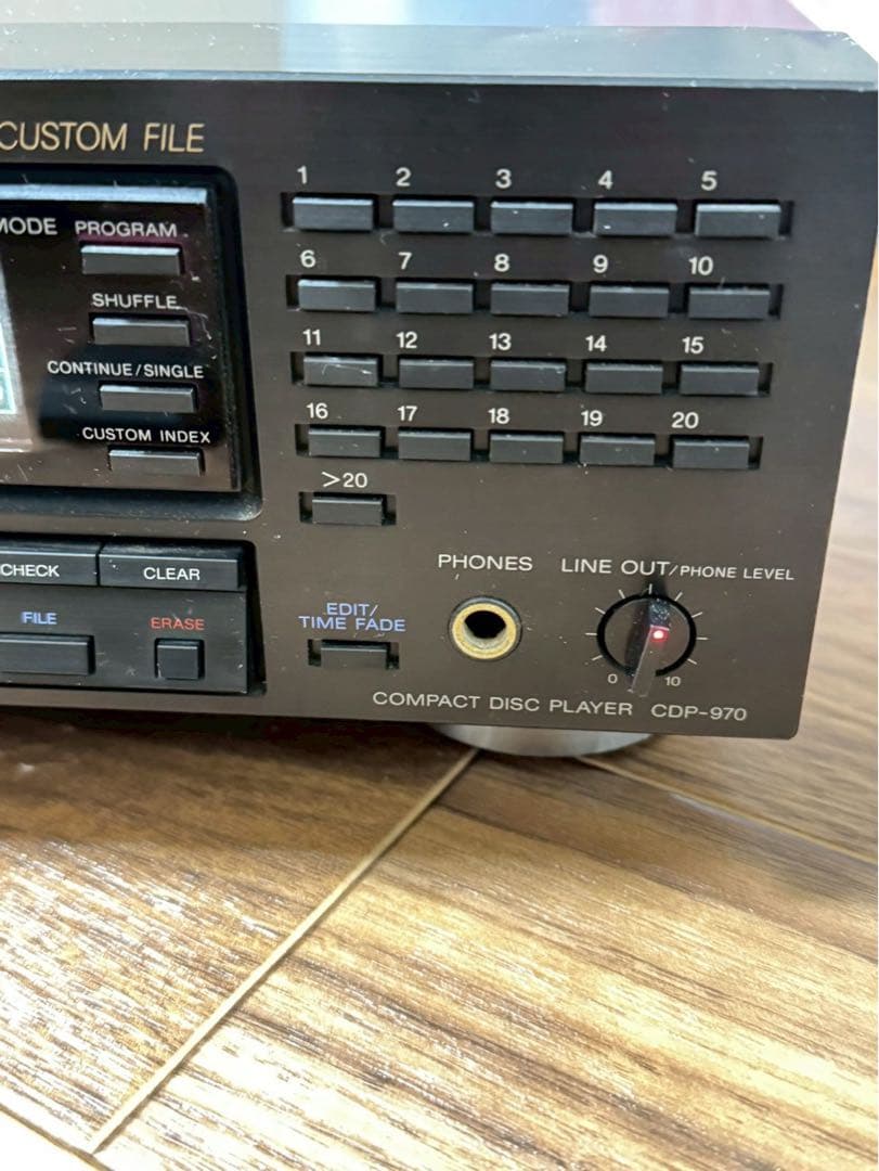 SONY ソニー　CDP-970　　RM-D570 リモコン