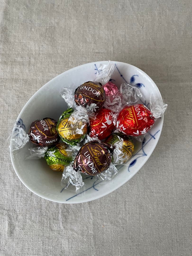 【新品】ロイヤルコペンハーゲン ブルーパルメッテ オーバルボウル ペア