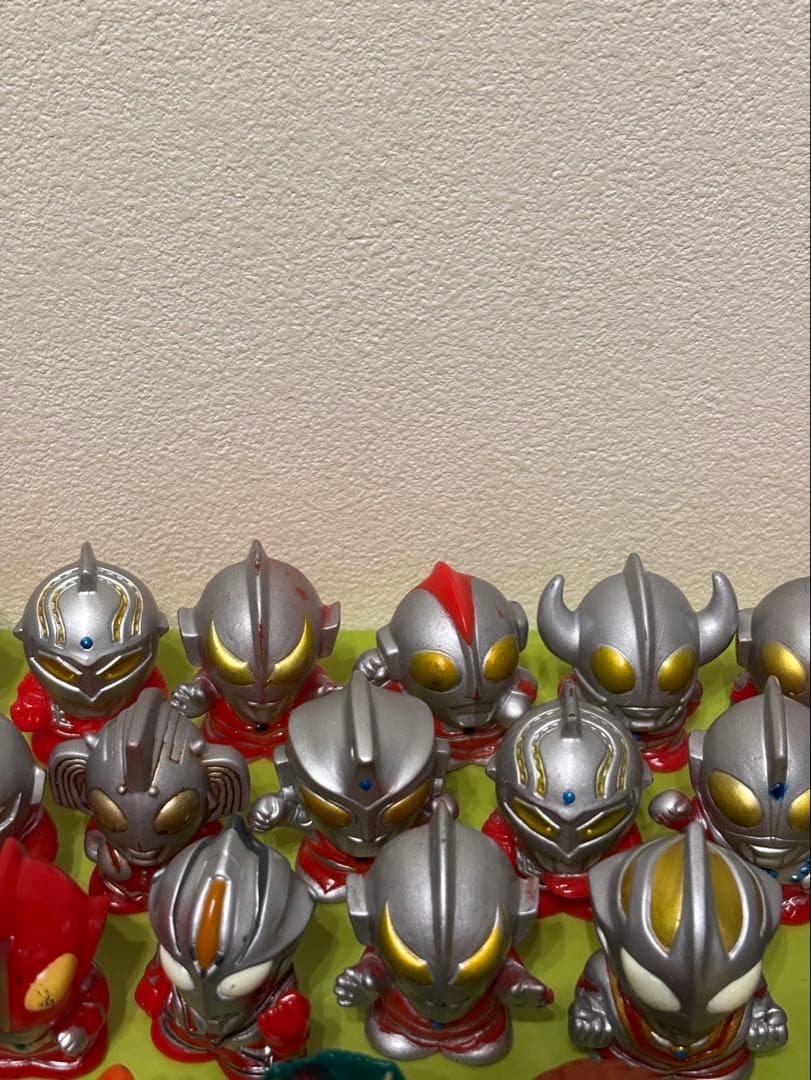 ウルトラマン　ソフビ　希少　レトロ　指人形