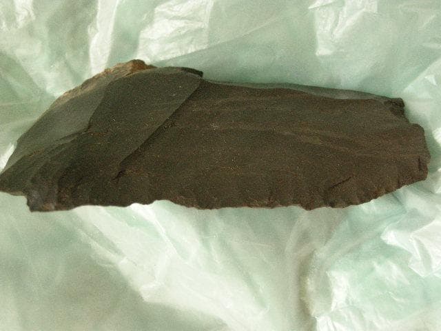 何万年も前の旧石器　　青森県出土　　本物　　確認用