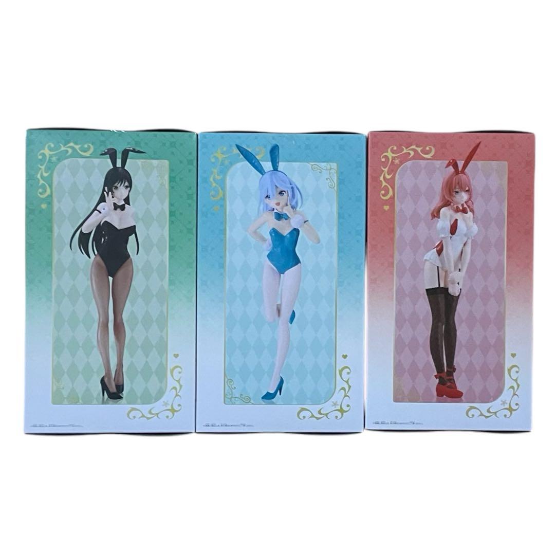 甘神さんちの縁結び 甘神夜重 甘神朝姫 甘神夕奈 バニー フィギュア3種
