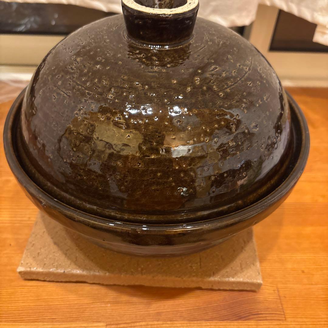 【ほぼ新品】燻製用土鍋 くんせい用土鍋 長谷園 伊賀焼　いぶしぎん CT-43