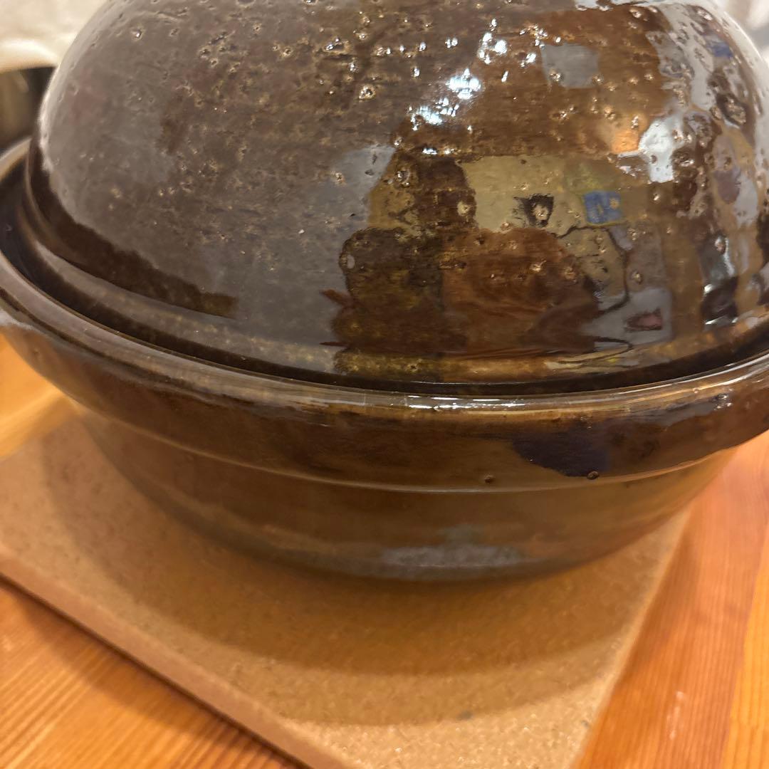 【ほぼ新品】燻製用土鍋 くんせい用土鍋 長谷園 伊賀焼　いぶしぎん CT-43
