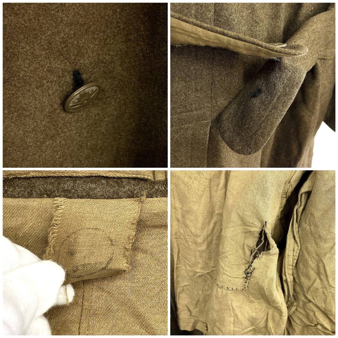 陸上自衛隊 外套 実物 旭日章ボタン ウールコート官給品 ビンテージR8SD64