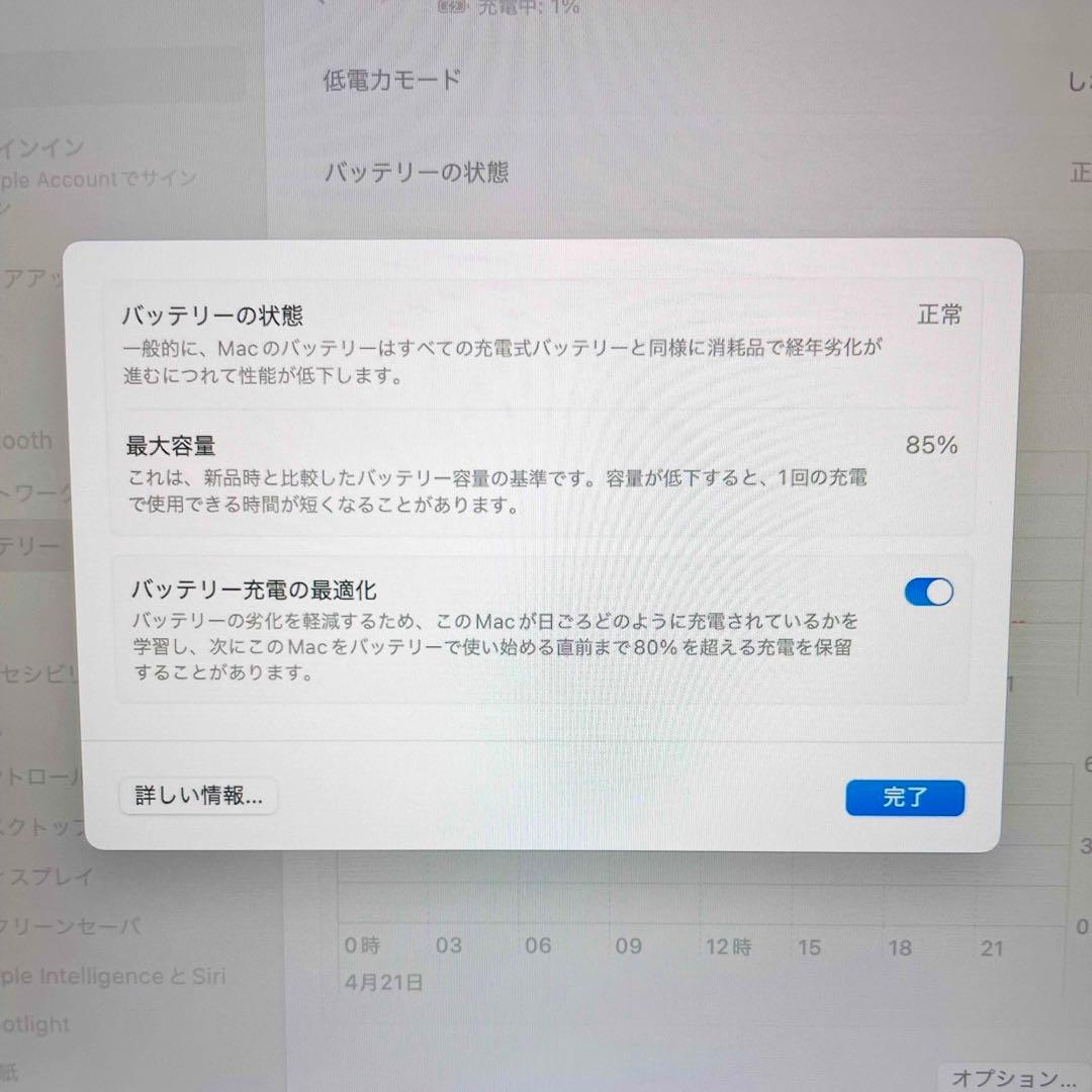 Apple MacBook Air M1 8GB スペースグレイ