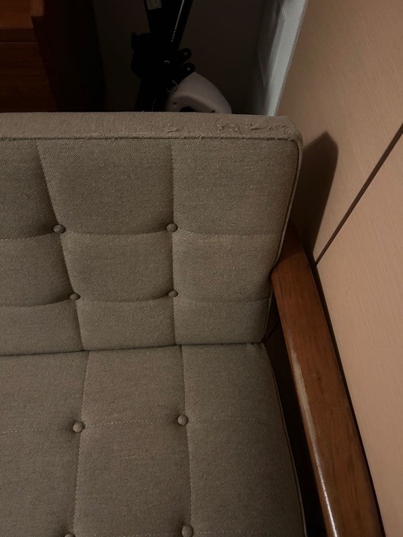 カリモク60Kチェア　フラノベージュ　福岡市内引き取り可能