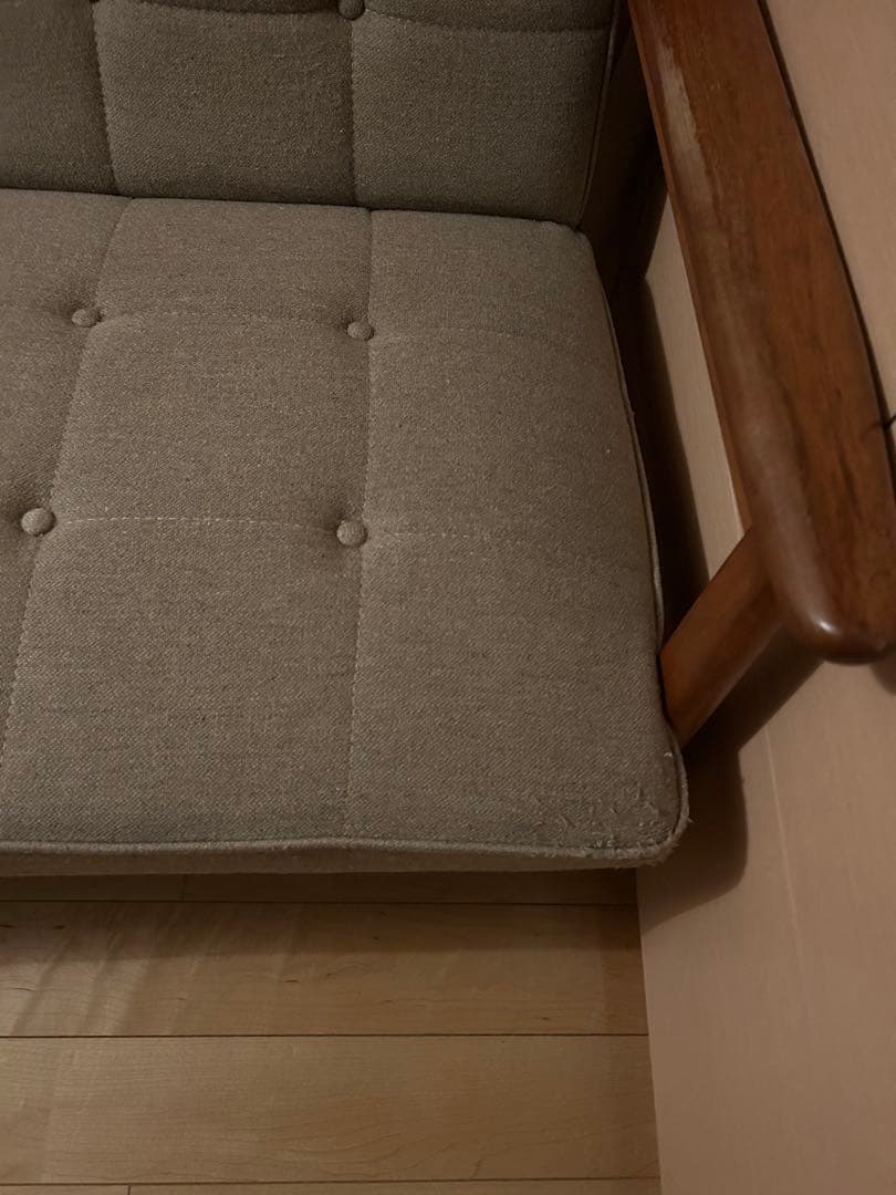 カリモク60Kチェア　フラノベージュ　福岡市内引き取り可能